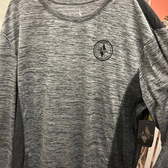 Sketchers black and grey long sleeve tie shirt - Picture 2 of 3